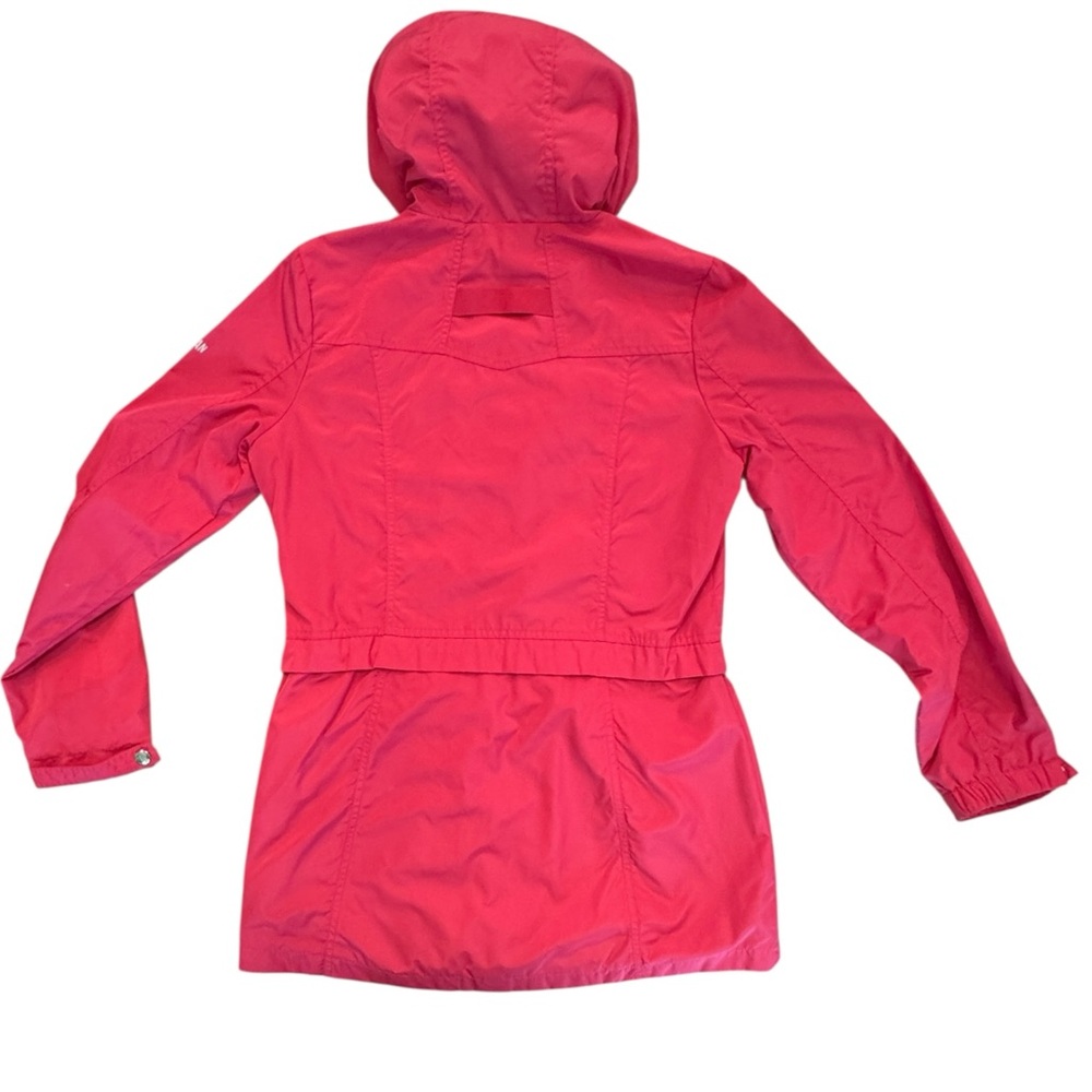 NEW! Sam Edelman Hooded Utility Rain Jacket – Bright Pink (Size Small) - Picture 3 of 7